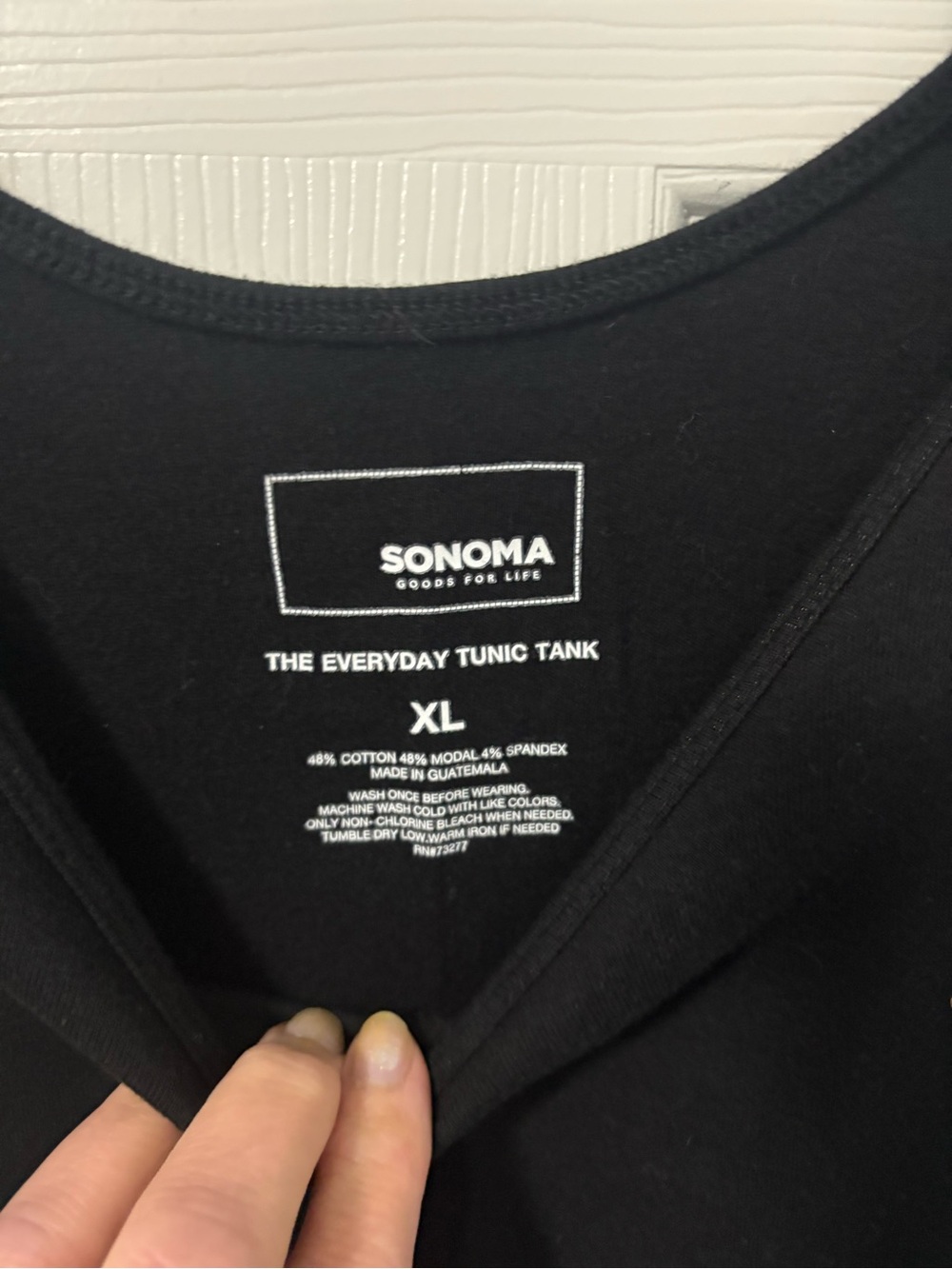Sonoma Black Everyday Tunic Tank - Picture 2 of 3